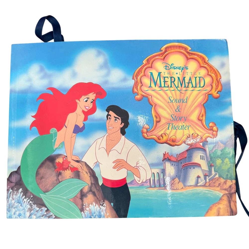 Vintage Disney The Little Mermaid Sound & Story Theater interactive Play Set 90s